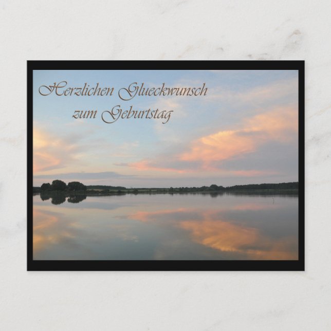Herzlichen Glueckwunsch Postcard (Front)