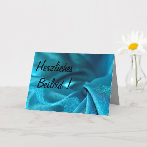 Herzliches Beileid  Card