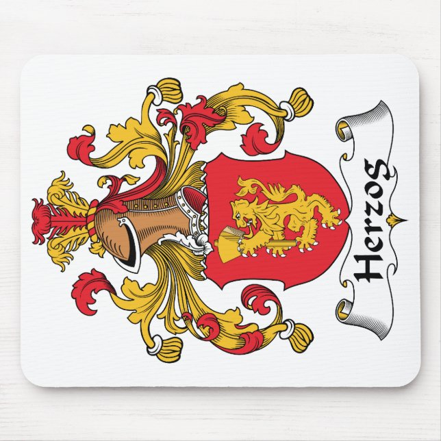 Herzog Family Crest Mouse Pad (Front)