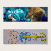He's a Boy!! (Front & Back)