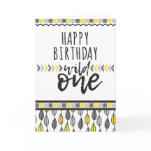 He's A Wild One Birthday Card