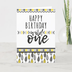 He's A Wild One Birthday Card