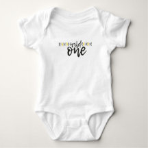 He's A Wild One First Birthday Baby Jersey Bodysui