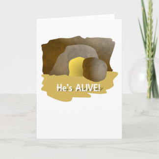 He's Alive Easter Card