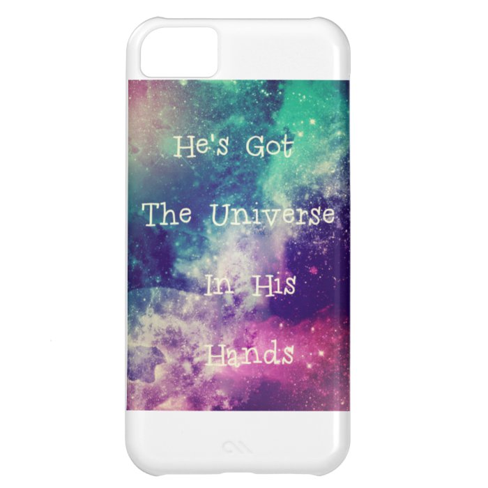 He's Got the Universe In His Hands IPhone5 iPhone 5C Cover