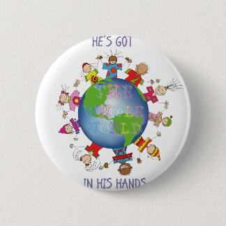 He's Got the Whole World in His Hands Button
