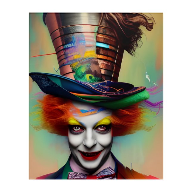 He's Mad Acrylic Print (Front)