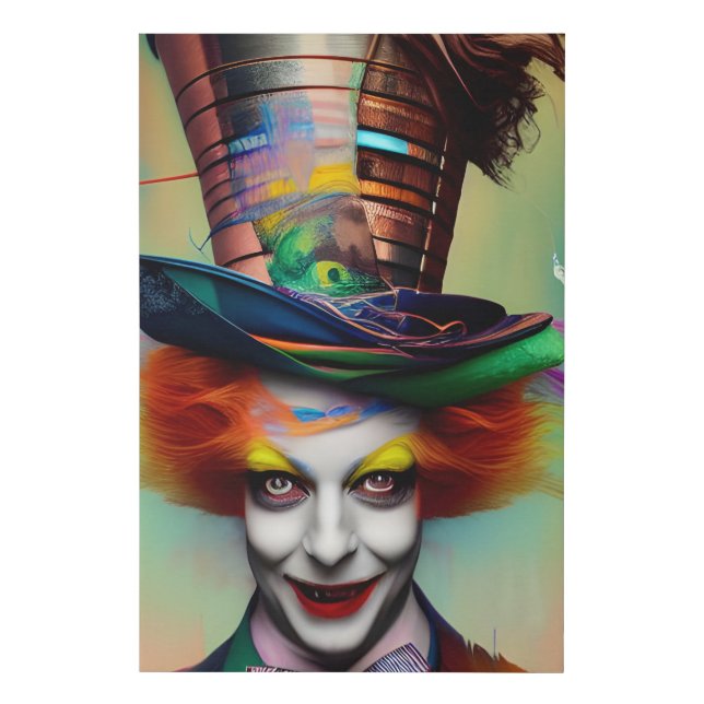 He's Mad Faux Canvas Print (Front)