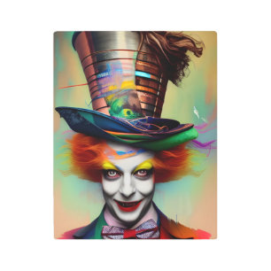 He's Mad Metal Print