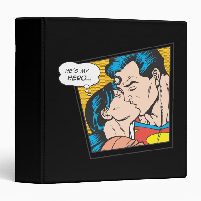 He's my hero 3 ring binder (Front/Spine)