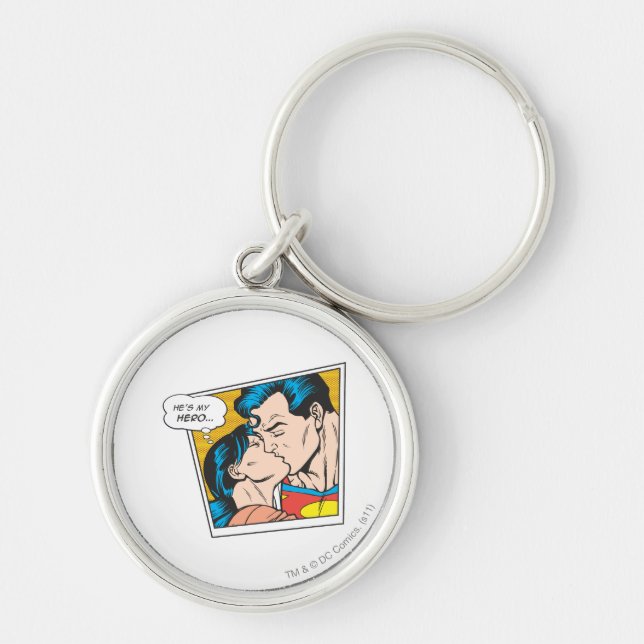 He's my hero keychain (Front)