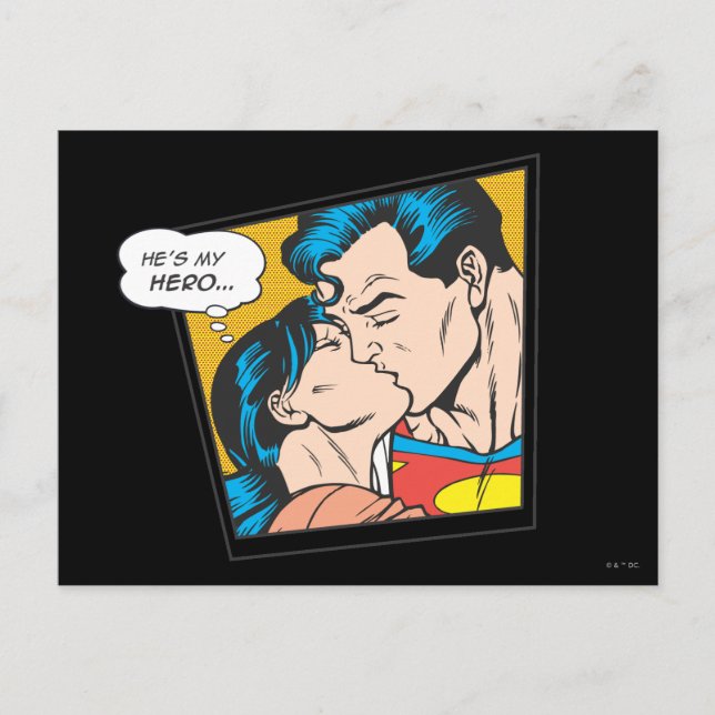 He's my hero postcard (Front)