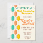 He's Not Old, He's Mid Century Modern, Birthday  Invitation