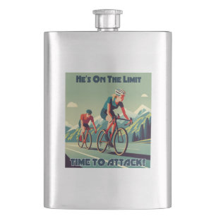 He's On The Limit Time To Attack Women's Cycling Flask