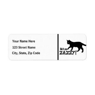 He's so Zazzy - Cat Lover Label