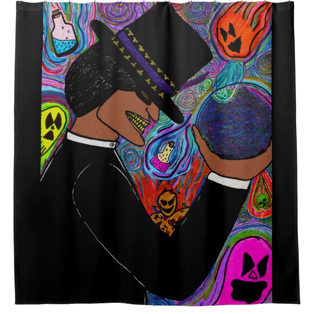 He's The Magic Man Shower Curtain (Front)