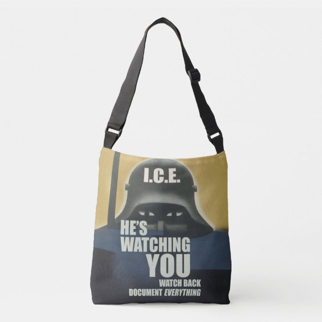 He's Watching You 2026 Crossbody Bag (Front)