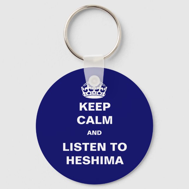 Heshima ( Keep Calm ) Keyring (Front)
