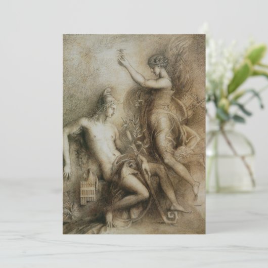 Hesiod and Muse by Gustave Moreau (Standing Front)