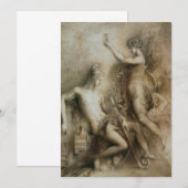 Hesiod and Muse by Gustave Moreau (Front/Back)