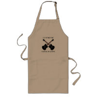 Hesitant Chef Guitar Playing Cooks Apron