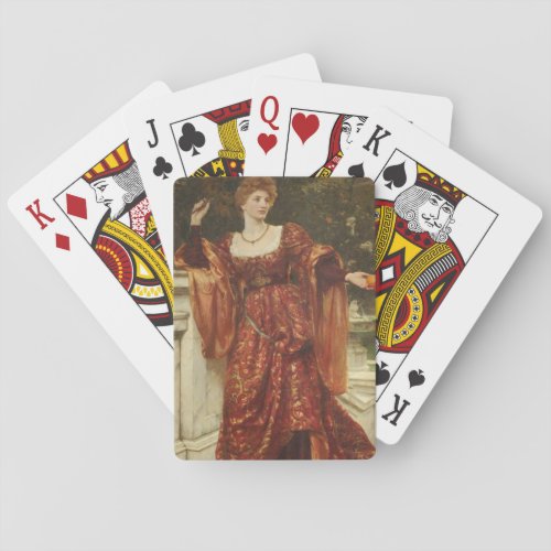Hesperia by Frank Dicksee Poker Cards