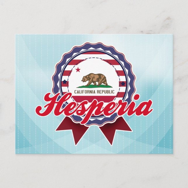 Hesperia, CA Postcard (Front)