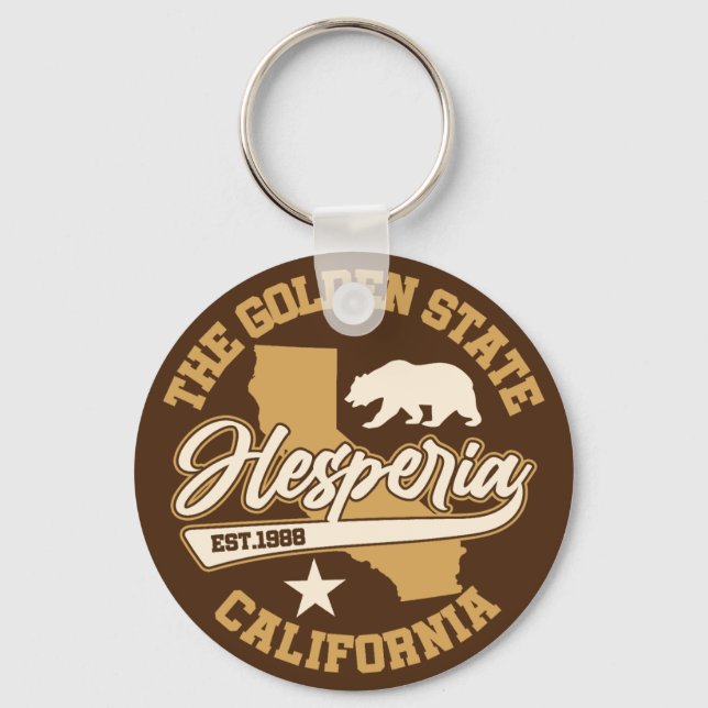 Hesperia,California Keychain (Front)