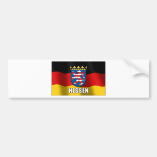 Hessen coat of arms bumper sticker