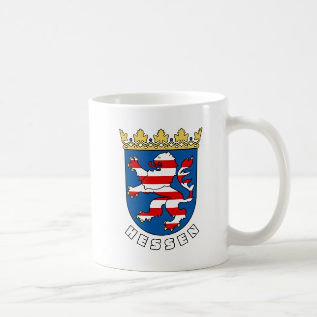 Hessen Coat of Arms (Germany) Coffee Mug (Right)