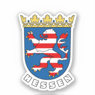 Hessen Coat of Arms (Germany) Sticker