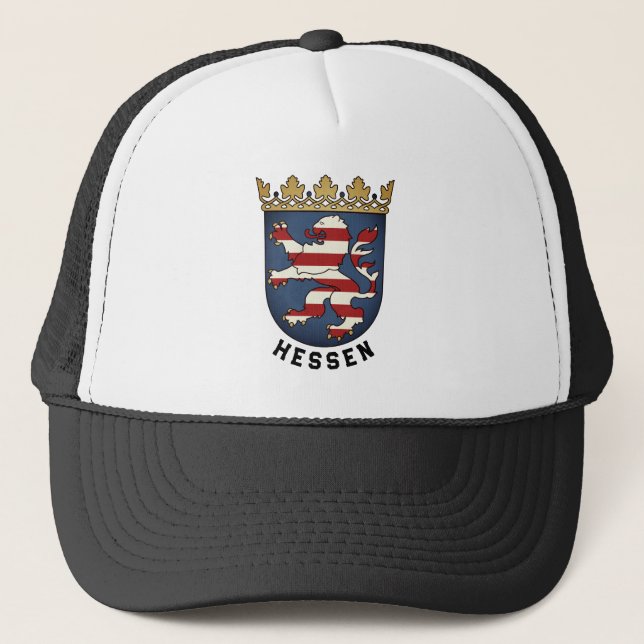 Hessen Coat of Arms (Germany) Trucker Hat (Front)