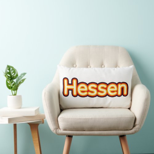 Hessen Deutschland Germany Lumbar Pillow