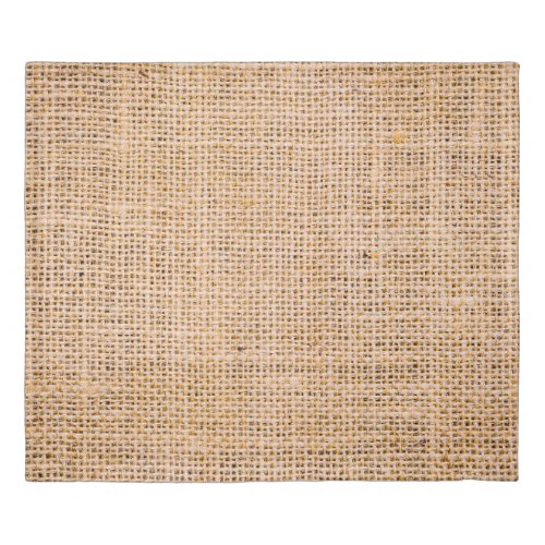 Hessian sackcloth burlap woven texture background duvet cover