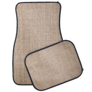 Hessian sackcloth, woven texture background. car floor mat