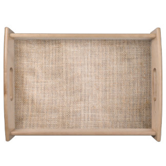 Hessian sackcloth, woven texture background. serving tray