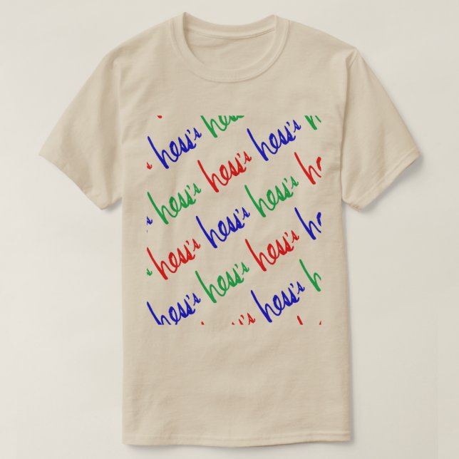 Hess's T-shirt (Design Front)