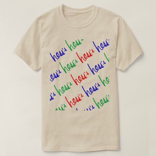 Hess's T-shirt (Design Front)