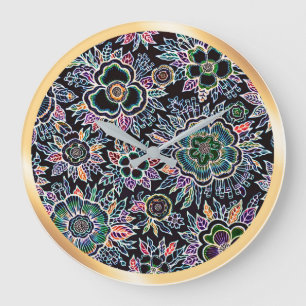 HESTIA: Eternal Glow- Maximalist Art Wall Clock