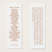 Hestia Prayer Card (Front & Back)