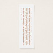Hestia Prayer Card (Back)