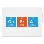 Cobra  Het begroeten/notakaarten wenskaarten