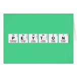  Peyton  Het begroeten/notakaarten wenskaarten