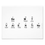 Be My Valentine  Het Print van de foto