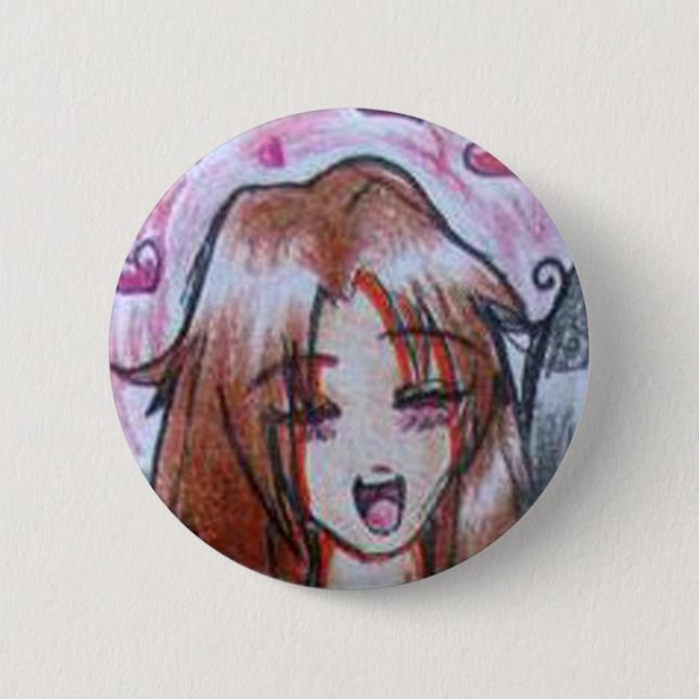 Hetalia GenderBend- femItaly Pinback Button (Front)