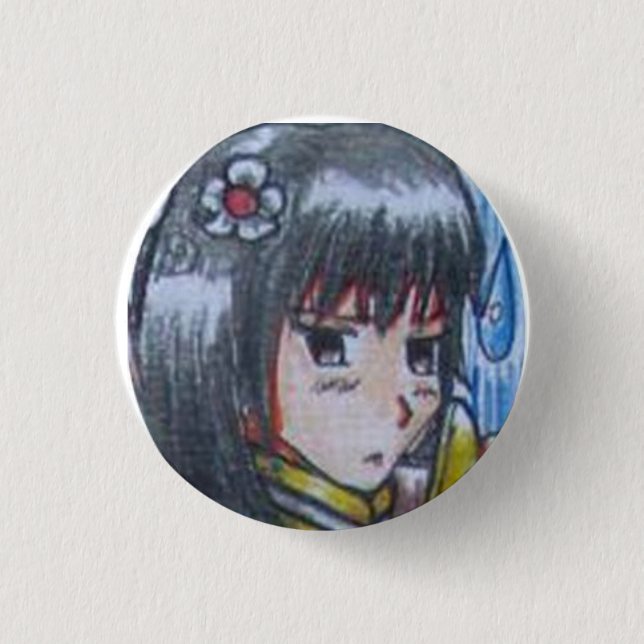 Hetalia GenderBend- femJapan Button (Front)