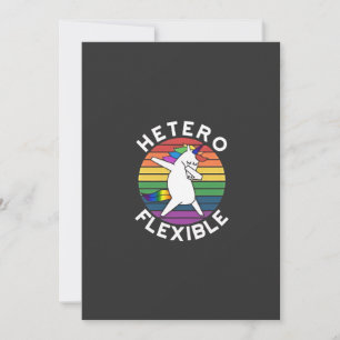 Hetero Flexible LGBT Lesbian Gay bisexual Trans Announcement
