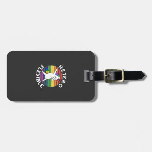 Hetero Flexible LGBT Lesbian Gay bisexual Trans Luggage Tag