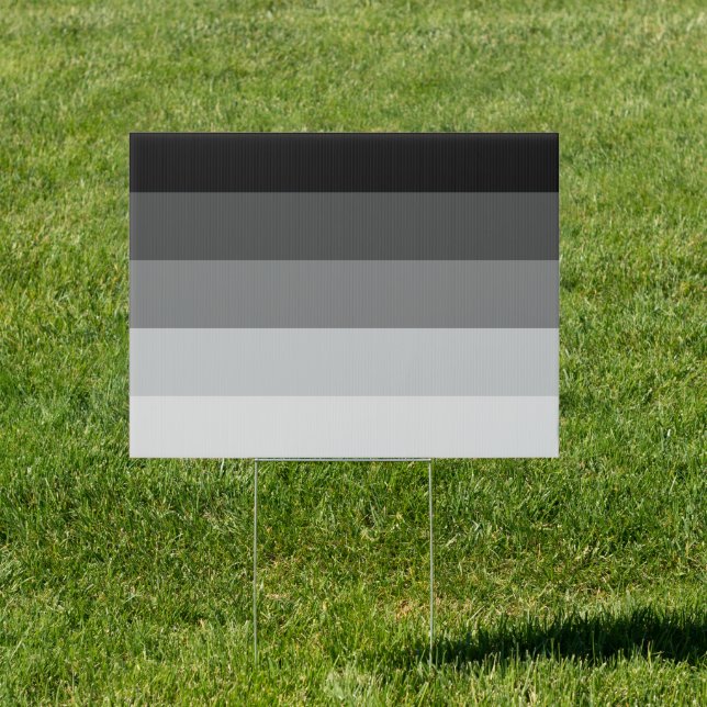 Hetero Pride Flag, Straight Pride Flag Sign (Insitu)