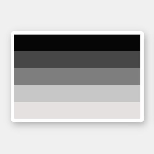 Hetero Pride Flag Straight Pride Flag Sticker